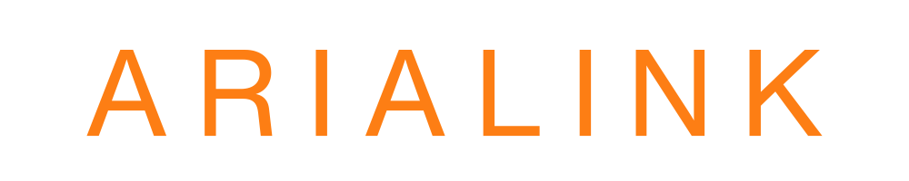 The official typography of the AriaLink logo.